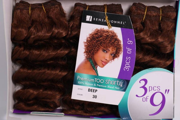 Premium Too Deep Wave (09" Shorty) 100 % Echthaar.