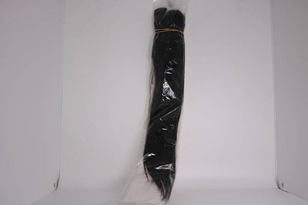 Clip-In-Remy-Echthaar – 22 Zoll, 1B# natürliche Farbe, glatt.