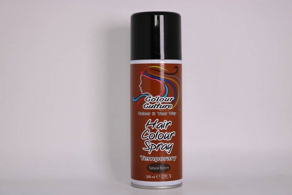Haarfarbspray – Temporäre Farbe: Natural Brown