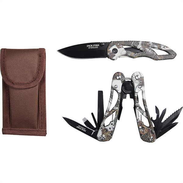 Camo multi tool & knife set