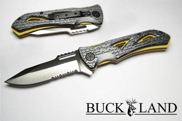 Buckland locking blade knife