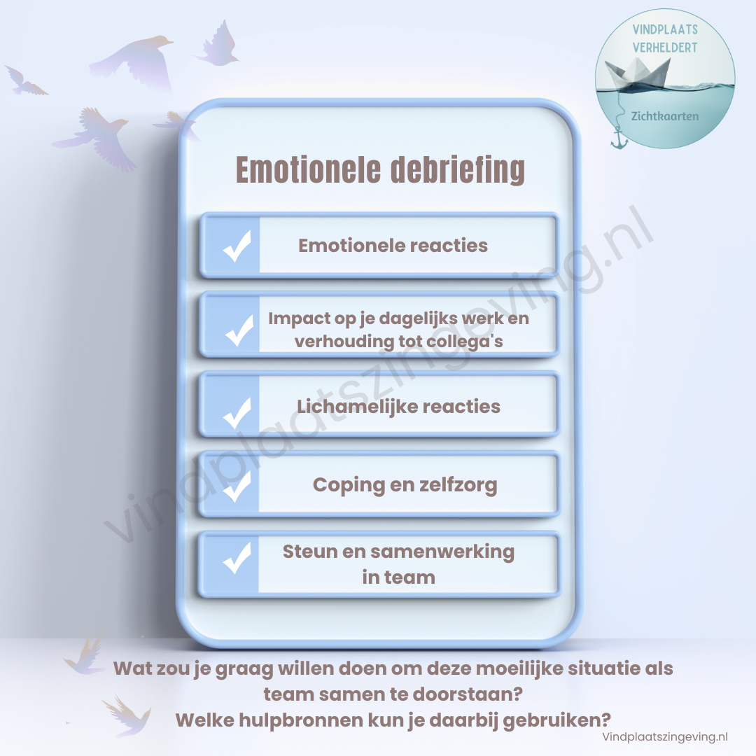 Zichtkaart – Emotionele debriefing