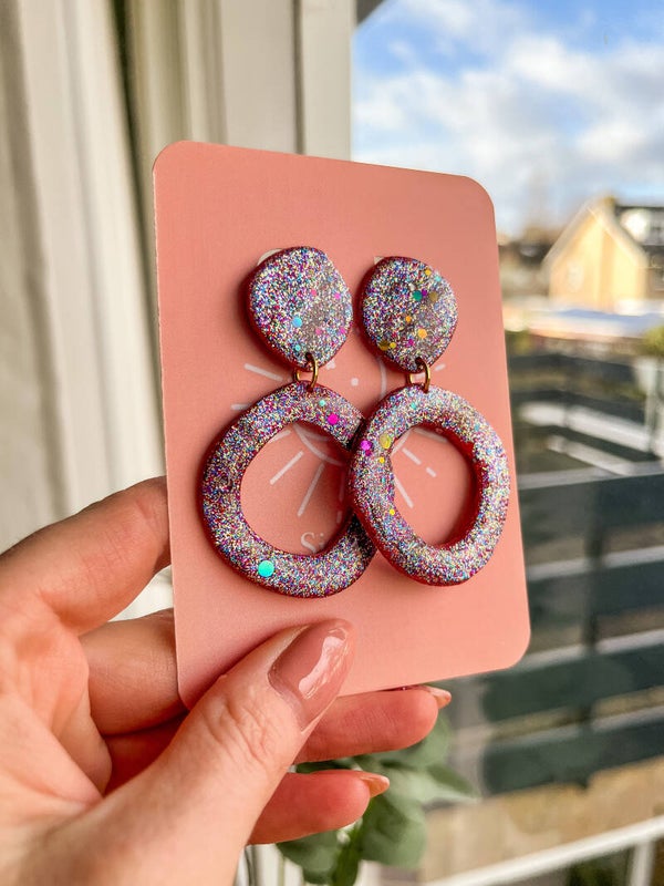 Glitterdisco Multi Pink