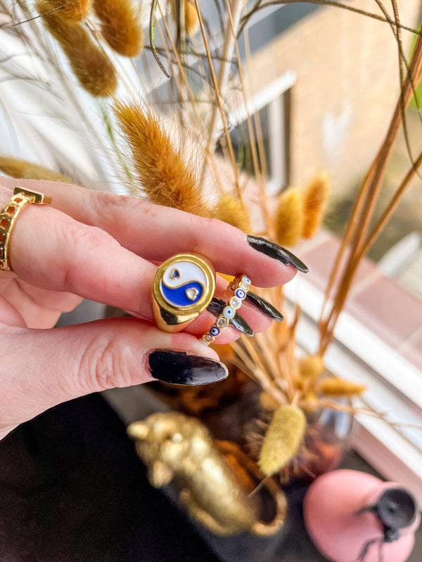 Ring boze oog