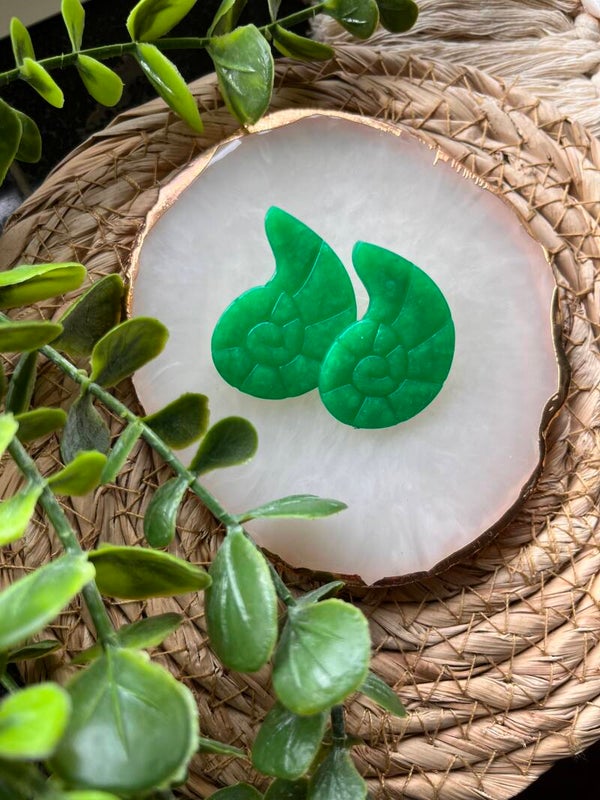 Seashell Stud Groen