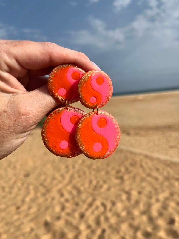 Ying Yang Orange Pink