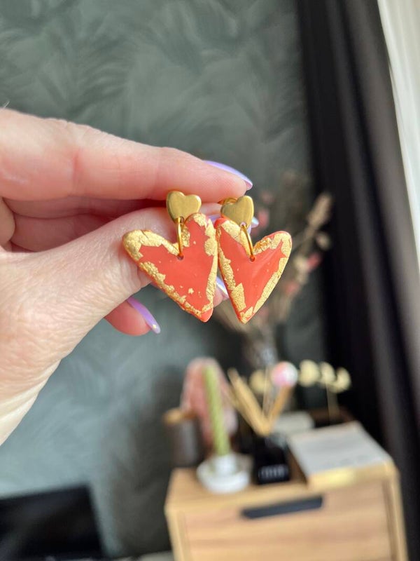 Hearts Kingsday Coral Gold