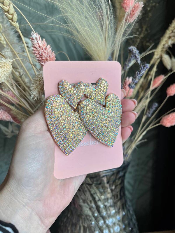Glitter heart multi