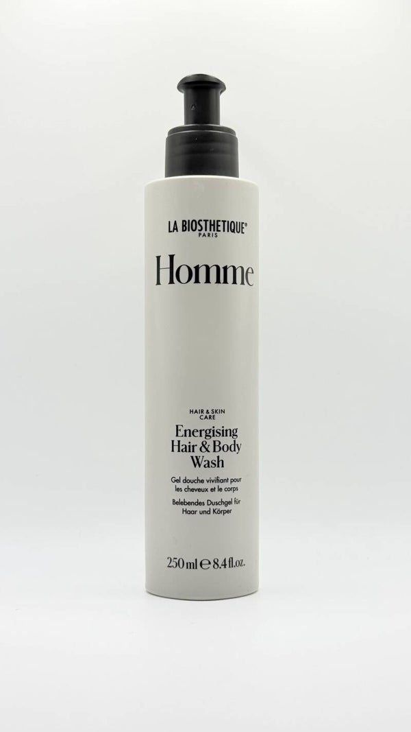 La Biosthétique Homme Energising Hair & Body Wash 250 ml – erfrischendes 3-in-1 Duschgel für Körper, Haar und Bart