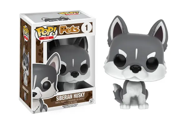 FIGURINE FUNKO POP 01 HUSKY SIBÉRIEN (SIBERIAN HUSKY)
