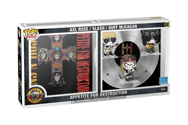 ALBUMS GUNS N' ROSES 3-PACK FIGURINES POP DELUXE 23 APPETITE FOR DESTRUCTION (AXL ROSE, SLASH, DUFF MCKAGAN)