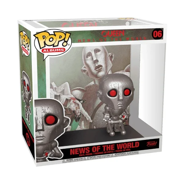 ALBUMS QUEEN FIGURINE POP 06 NEWS OF THE WORLD
