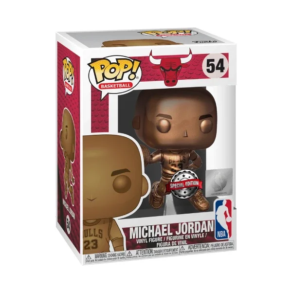 BASKETBALL NBA CHICAGO BULLS FIGURINE POP 54 MICHAEL JORDAN (BRONZE)