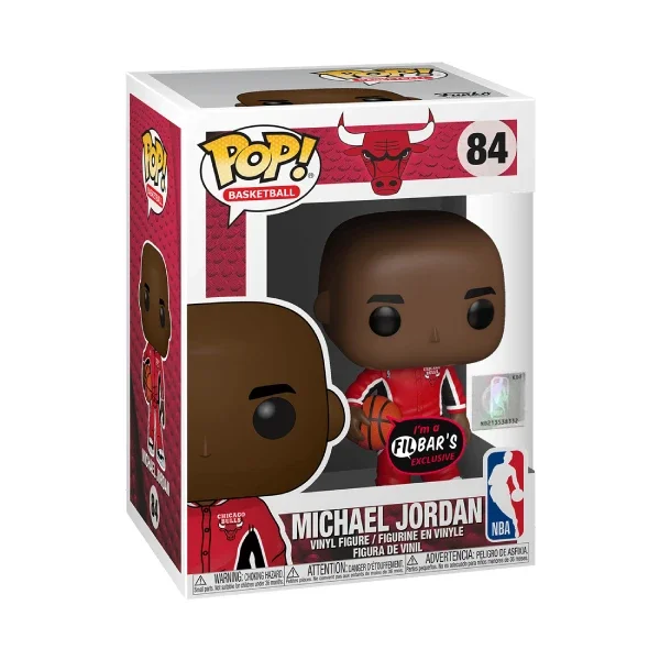 BASKETBALL NBA CHICAGO BULLS FIGURINE POP 84 MICHAEL JORDAN (RED WARM-UPS)