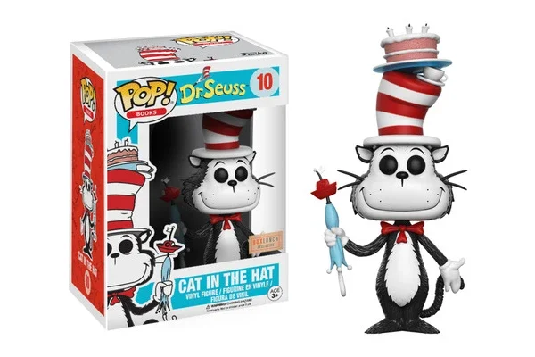BOOKS DR. SEUSS FIGURINE POP 10 CAT IN THE HAT (UMBRELLA AND HAT)