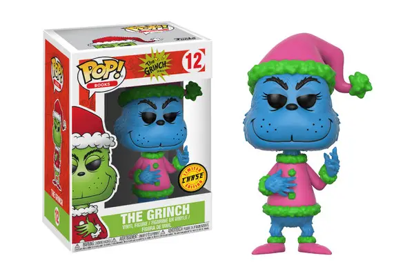 BOOKS DR. SEUSS THE GRINCH FIGURINE POP 12 THE GRINCH (SANTA) (CHASE)