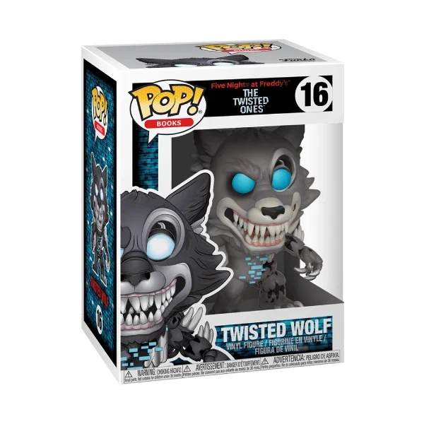 BOOKS FIVE NIGHTS AT FREDDY'S FNAF FIGURINE POP 16 TWISTED WOLF