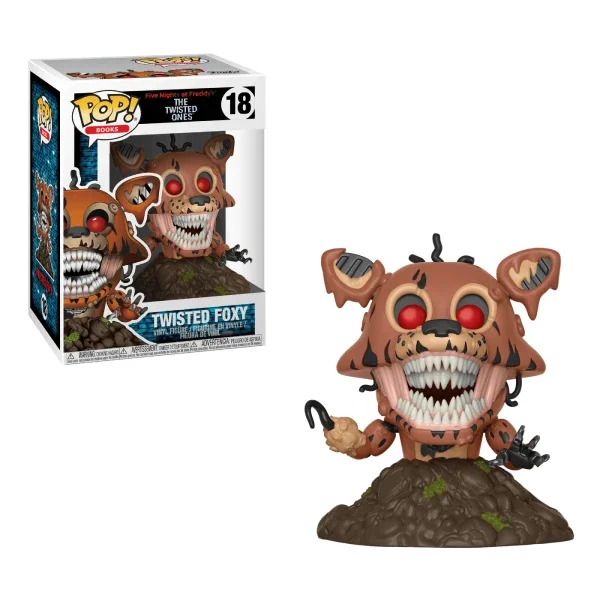 BOOKS FIVE NIGHTS AT FREDDY'S FNAF FIGURINE POP 18 TWISTED FOXY