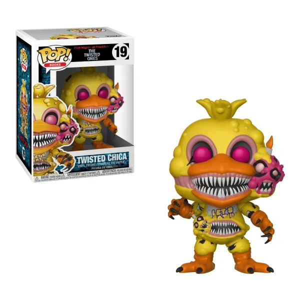 BOOKS FIVE NIGHTS AT FREDDY'S FNAF FIGURINE POP 19 TWISTED CHICA
