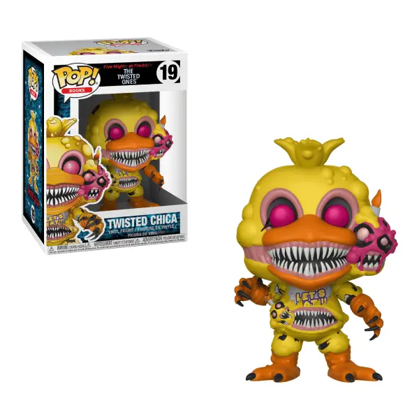 BOOKS FIVE NIGHTS AT FREDDY'S FNAF FIGURINE POP 19 TWISTED CHICA