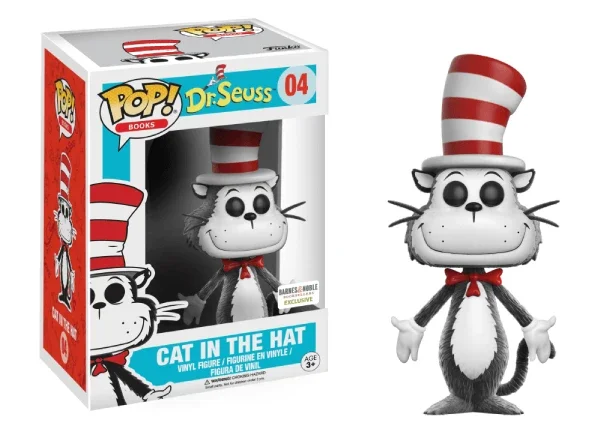 DR. SEUSS FIGURINE POP 04 CAT IN THE HAT (FLOCKED)