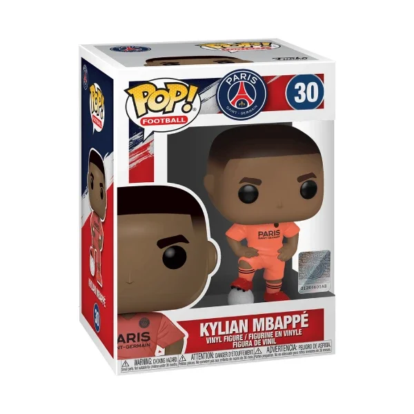 FOOTBALL PSG FIGURINE POP 30 KYLIAN MBAPPE (AWAY KIT)