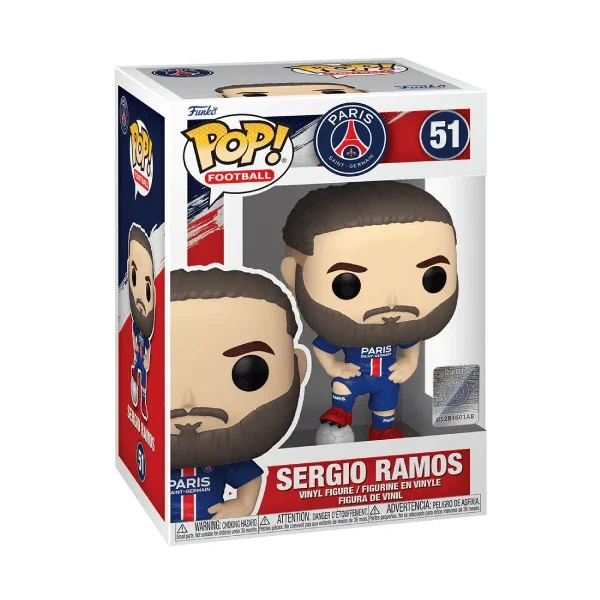 FOOTBALL PSG FIGURINE POP 51 SERGIO RAMOS