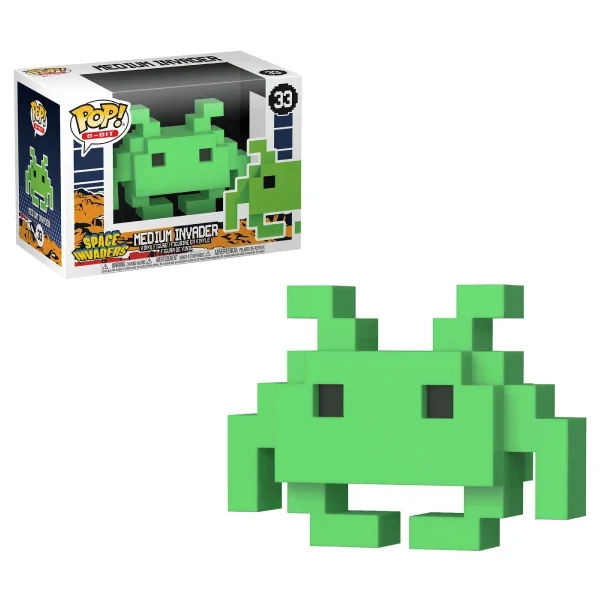 GAMES 8-BIT SPACE INVADERS FIGURINE POP 33 MEDIUM INVADER