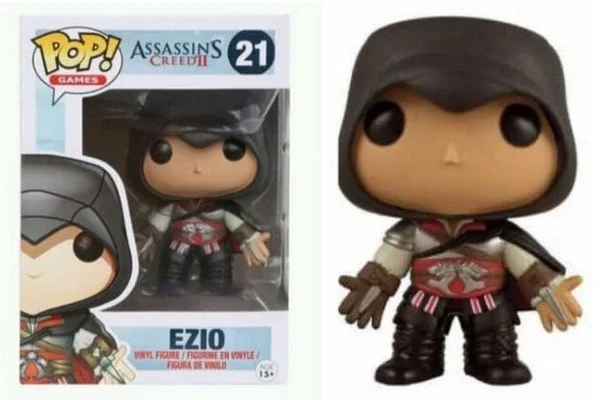 GAMES ASSASSIN'S CREED FIGURINE POP 21 EZIO (BLACK)