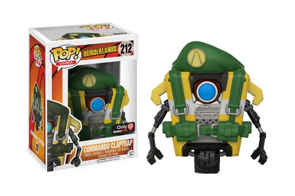 GAMES BORDERLANDS FIGURINE POP 212 COMMANDO CLAPTRAP