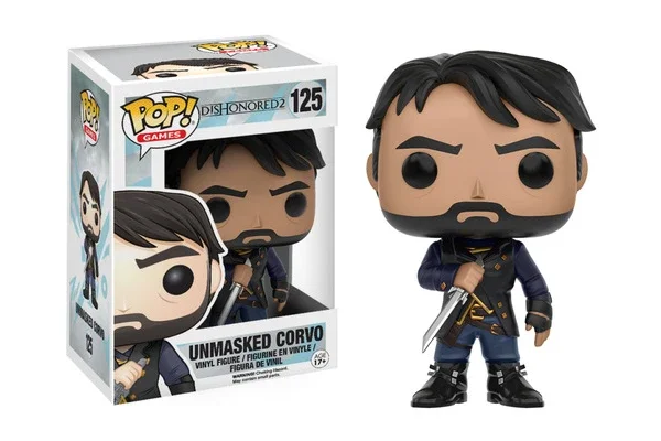 GAMES DISHONORED FIGURINE POP 125 CORVO UNMASKED