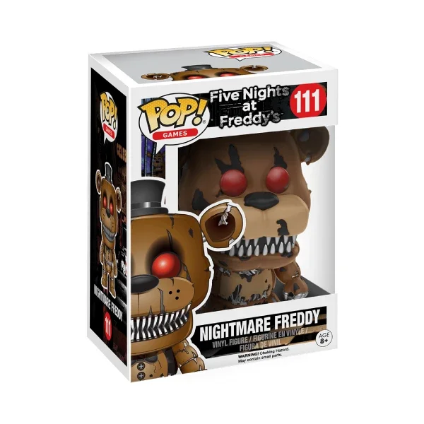 GAMES FIVE NIGHTS AT FREDDY'S FNAF FIGURINE POP 111 NIGHTMARE FREDDY