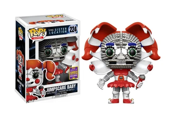 GAMES FIVE NIGHTS AT FREDDY'S FNAF FIGURINE POP 224 JUMPSCARE BABY