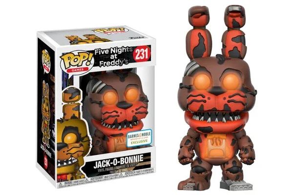 GAMES FIVE NIGHTS AT FREDDY'S FNAF FIGURINE POP 231 JACK-O-BONNIE (GITD)