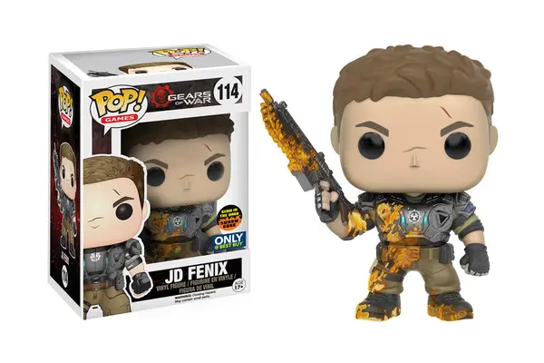 GAMES GEARS OF WAR FIGURINE POP 114 JD FENIX (GITD SWARM GUNK)