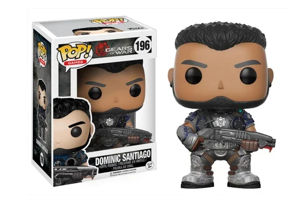 GAMES GEARS OF WAR FIGURINE POP 196 DOMINIC SANTIAGO