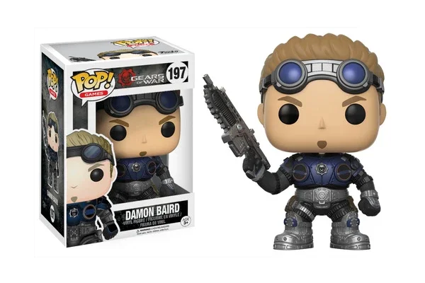 GAMES GEARS OF WAR FIGURINE POP 197 DAMON BAIRD (ARMORED)