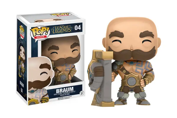 GAMES LEAGUE OF LEGENDS LOL FIGURINE POP 04 BRAUM