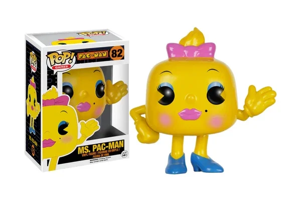 GAMES PAC-MAN FIGURINE POP 82 MS. PAC-MAN