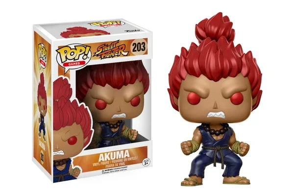 GAMES STREET FIGHTER FIGURINE POP 203 AKUMA