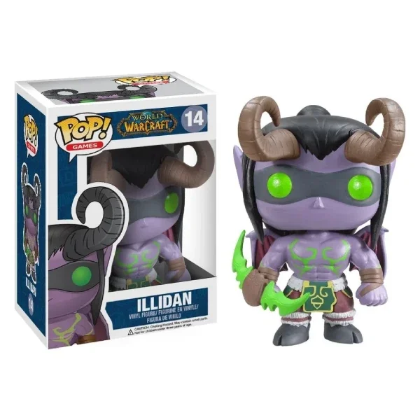 GAMES WORLD OF WARCRAFT WOW FIGURINE POP 14 ILLIDAN