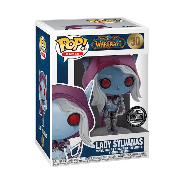 GAMES WORLD OF WARCRAFT WOW FIGURINE POP 30 LADY SYLVANAS (METALLIC)