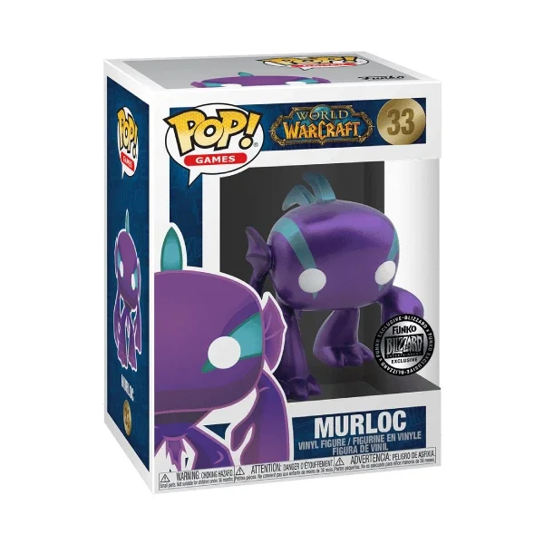 GAMES WORLD OF WARCRAFT WOW FIGURINE POP 33 SPECTRAL MURLOC (METALLIC)