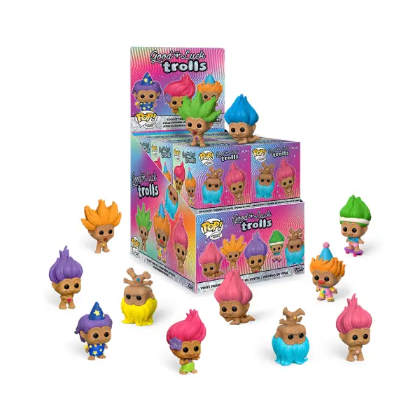 GOOD LUCK TROLLS FIGURINE MYSTERY MINIS GOOD LUCK TROLLS