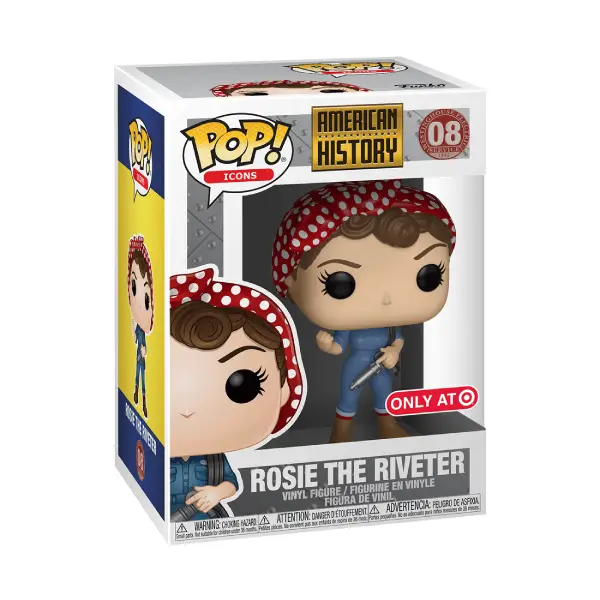 ICONS AMERICAN HISTORY FIGURINE POP 08 ROSIE THE RIVETER
