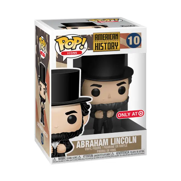 ICONS AMERICAN HISTORY FIGURINE POP 10 ABRAHAM LINCOLN