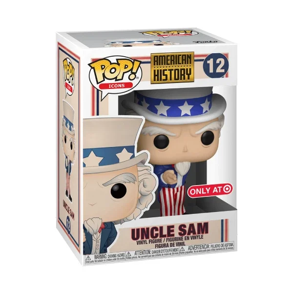 ICONS AMERICAN HISTORY FIGURINE POP 12 UNCLE SAM