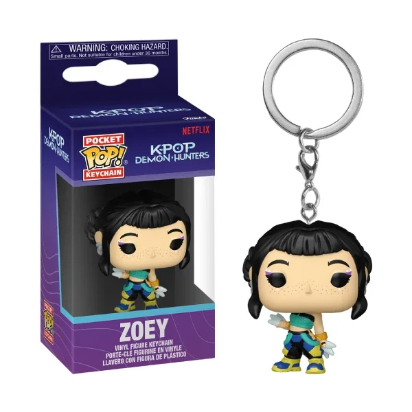 KPOP DEMON HUNTERS FIGURINE POCKET POP PORTE-CLÉS ZOEY