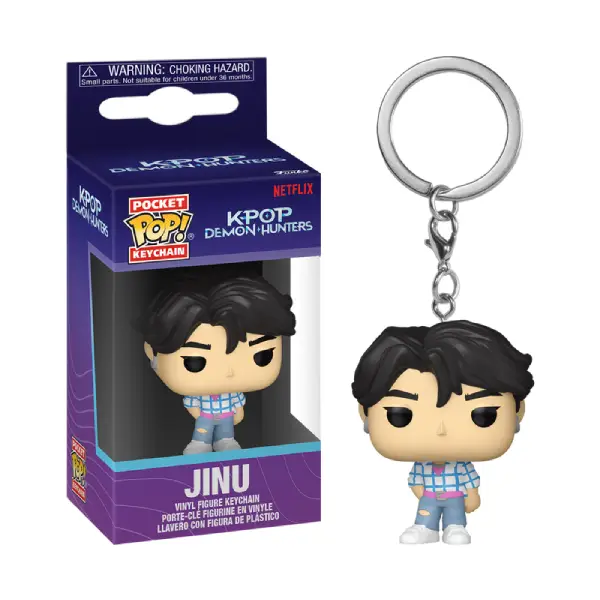 KPOP DEMON HUNTERS FIGURINE POCKET POP PORTE-CLES JINU