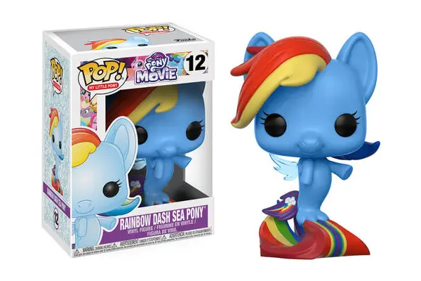 MLP MY LITTLE PONY FIGURINE POP 12 RAINBOW DASH SEA PONY